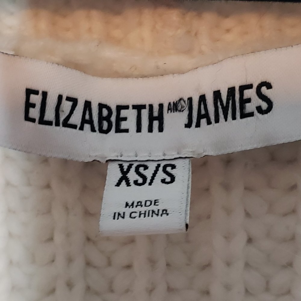 Elizabeth And James Color Block Fringe Sweater Po… - image 7